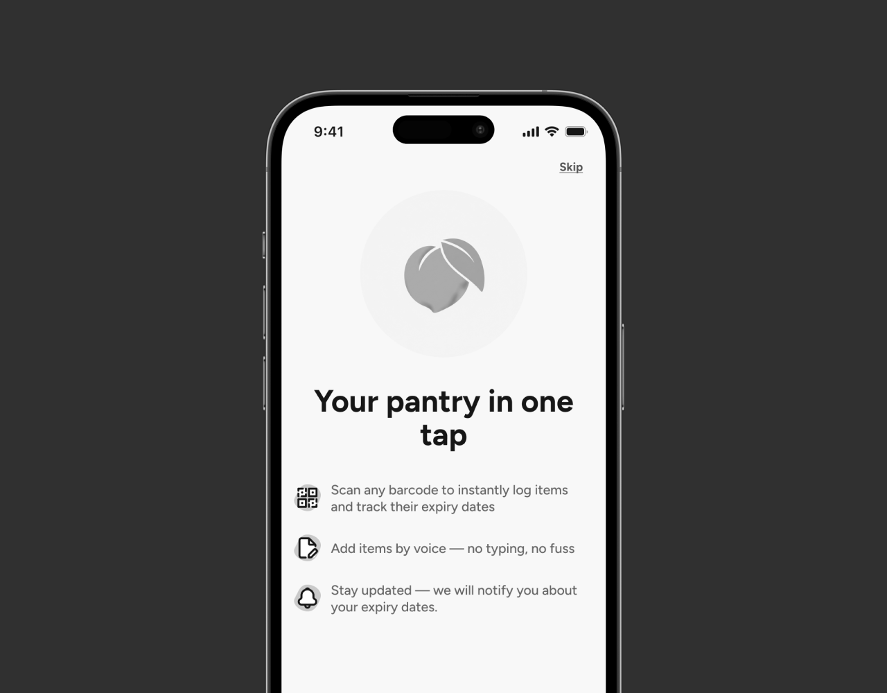 PantryPal app design
